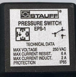 Stauff EPS-1 Pressure Switch 250 VAC IP65