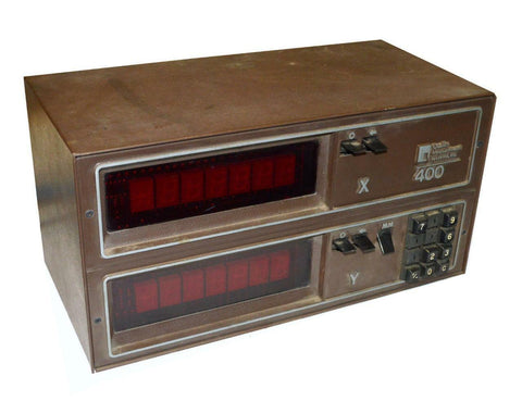 EG&G QUALITY MEASUREMENT SYSTEMS 400 X & Y READ OUT DISPLAY 2 AXIS 115 VAC
