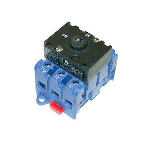 KRAUS & NAIMER DUAL 3-PHASE DISCOMMECT SWITCH 16 AMP MODEL KG20