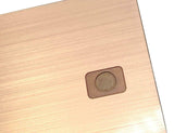 Heavy Metal Stainless Steel Credit Card Blank w/ Chip Slot & Mag Strip Rose Gold