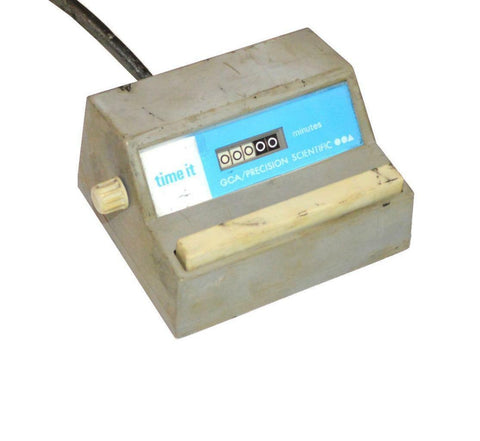 GCA PRECISION SCIENTIFIC 69235 TIME IT TIMER 120 VOLTS @ 5 WATTS 999.99 MINUTES