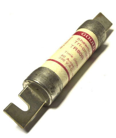 GOULD SHAWMUT TR80R TIME DELAY FUSE 250 VAC 80 AMP