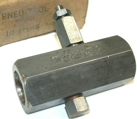Deltrol Pneu-trol 1/2" Flow Control Valves FM1030SRB New