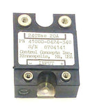 Control Concepts  41000-0424-340  Solid State Relay 20 Amp 240 VAC