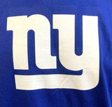 Nike Men's New York Giants NFL Football Blue Short Sleeve Shirt Size Large