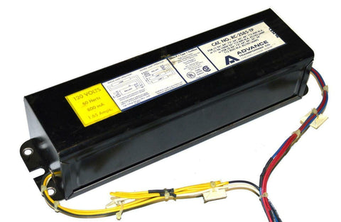 ADVANCE TRANSFORMER CO. RC-2S85-TP FLUORESCENT BALLAST 120 VAC @ 800 MA @ 1.6 A