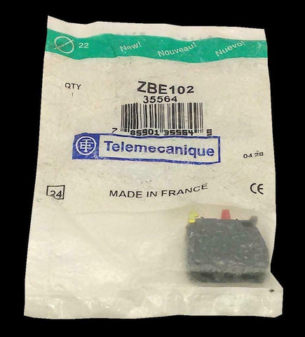 New Telemecanique  ZBE102  Contact Block 1 N.C. Contact 10 Amp