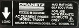 DRANETZ 658 POWER QUALITY ANALYZER W/ CASE, CABLES, LEADS AND PROBE
