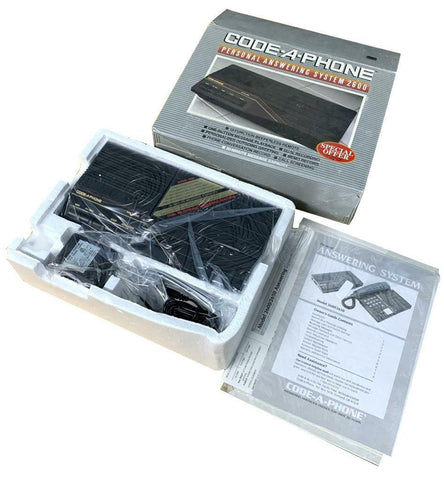 Code-A-Phone 2600 Personal Answering System Dual Recording Vintage