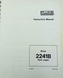 Fluke 2241B Data Logger Instruction Manual