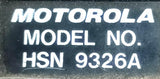 Motorola HSN 9326A 2-Way Radio Remote External Speaker