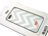 New iSkin Slims Chevron White/Gray Case for iPhone 5 UBSLM5-CVR - FREE SHIPPING