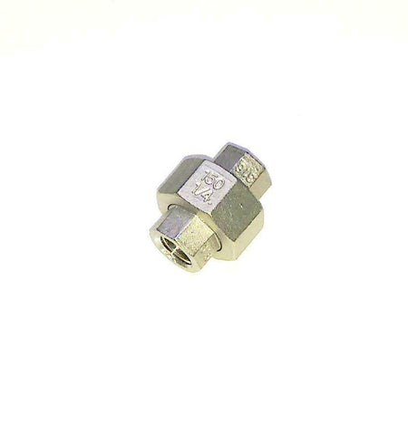 New Unbranded   MB316  150 1/4  Stainless Steel Pipe Union 1/4 NPT