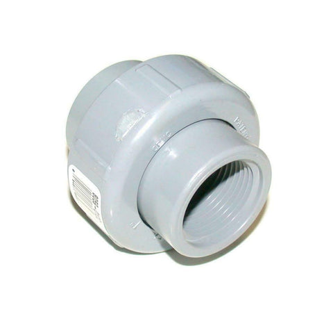 New Spears  8059-010C  CPVC Gray 1" Union 2000 SOCKET X FIPT FKM