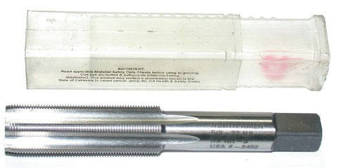 North American 5/8"-32 NS GH-3 6-Flute High Speed Steel Bottom Tap S-2452 New
