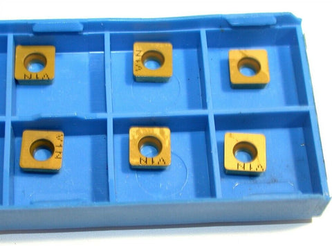 Lot of 6 New Valenite Carbide Tin Coat Inserts SPMW 2.522 V1N