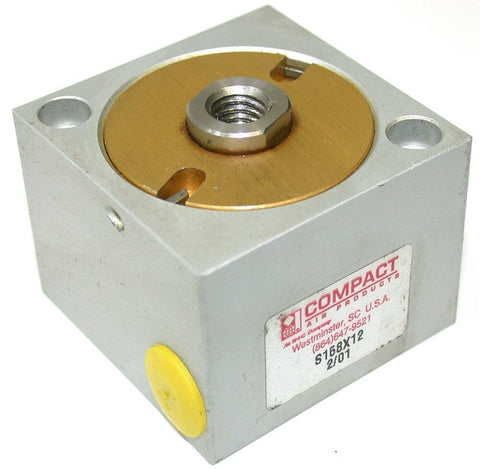 UP TO 3 NEW COMPACT AIR 1/2" PANCAKE 1 5/8" BORE PNEUMATIC CYLINDER  S158X12