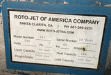 Roto-Jet Model 121 Jet Spray Parts Washer 50 Gallon 500 LB 6 kW 230V 3 Phase