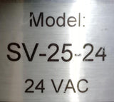 Novatec SV-25-24 Vacuum Conveying Station Tee Valve 24VDC