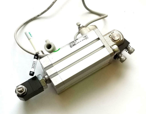 SMC 10-CDQSB25-30DM-M9B Pneumatic Cylinder W/ 2 Reed Sensors D-M9B (2 Available)