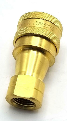 ISO BHNV38FB Brass Quick Disconnect Coupling
