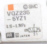 SMC VQZ235-5YZ1 Solenoid Valve 3 Port Base Mounted