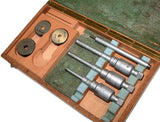 Etalon .235" to .400" Inside .0001" Micrometer Set w/ Standards and case #531B