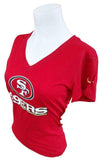 Nike Dri-Fit Women's San Francisco 49ers Red Short Sleeve Shirt Size X-Small
