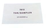 Tektronix 7S12 TDR / Sampler Instruction Manual