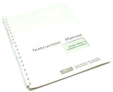Fluke Model 825A Differential Voltmeter Instruction Manual