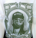 Gildan Men's Lil Wayne I'm Still Music Graphic white Short Sleeve Shirt Size L
