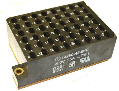 USD 14950-48-B10 PIN GAUGE BLOCK 250 VOLT 25 AMP