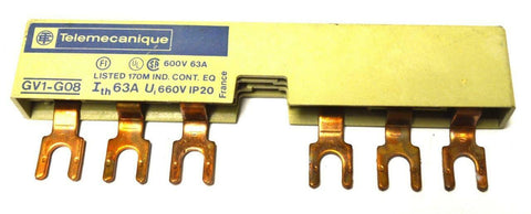 TELEMECANIQUE GV1-G08 MINI BUSBAR 63 AMP 660 VOLT