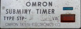 Omron Type STP-100VAC Subminy Timer 0-10 Minutes