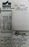 Katko KU325N Manual Motor Controller With Switch 40A 690V