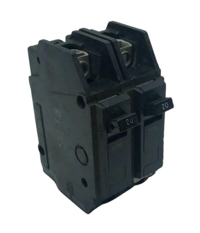 General Electric THQC2120 2 Pole Circuit Breaker 20A 120/240VAC