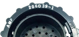 Lot of (2) AMP 206039-1 28 Position Circular TE Male Connector Housing