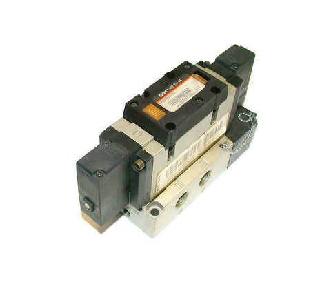 New SMC   NVFS4200-3FZ  Solenoid Valve W/Manifold 110/120 VAC