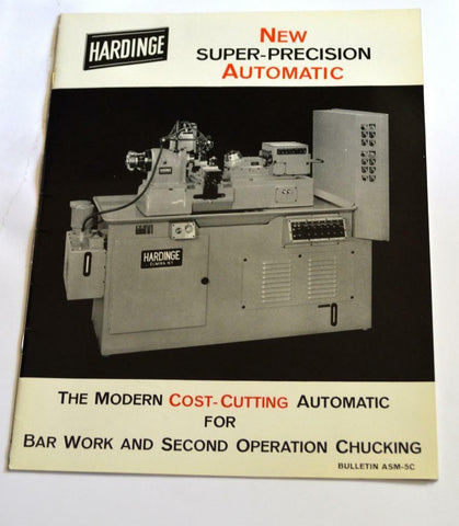HARDINGE ASM-5C SUPER-PRECISION AUTOMATIC BROCHURE