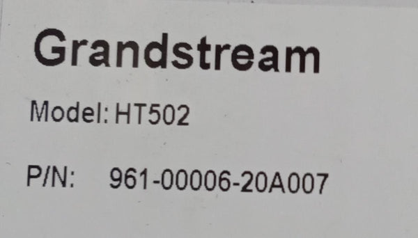 Grandstream HT502 Dual Port Analog Telephone Adapter | Surplus Select