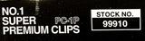OIC 99910 No. 1 Super Premium Clips PC-1P - Box of 100 (2 Available)