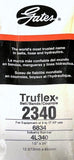 Gates Truflex 2340 Accessory Drive Belt 1/2" X 34" 4L340