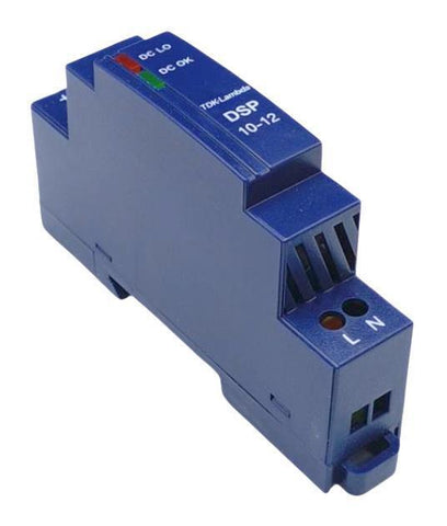 TDK-Lambda DSP10-12 DIN Rail Power Supply Module 100-240VAC 12VDC 10W