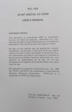 Advantech PCL-724 24-Bit Digital I/O Card User's Manual