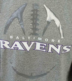 Nike NFL Team Apparel Men's Dri-Fit Baltimore Ravens Football Gray Shirt Size M