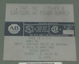 Allen Bradley  1771-P7  PLC Power Supply 120/220 VAC