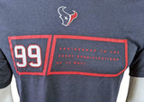 Nike Men's Houston Texans Engineered To JJ Watt Navy Short Sleeve Shirt Size S