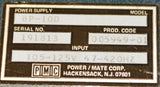 PMC Power Mate Corp BP-10D Regulated Power Supply 0-10 VDC 0-4 Amps - SOLD AS IS