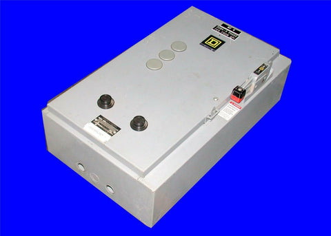 VERY NICE SQUARE D TWO SPEED 20 AMP MOTOR STARTER MODEL 8810 CBG1