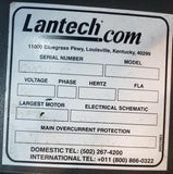 Lantech Q-250 Semi Automatic Pallet Stretch Wrapper 65" Diameter 115V